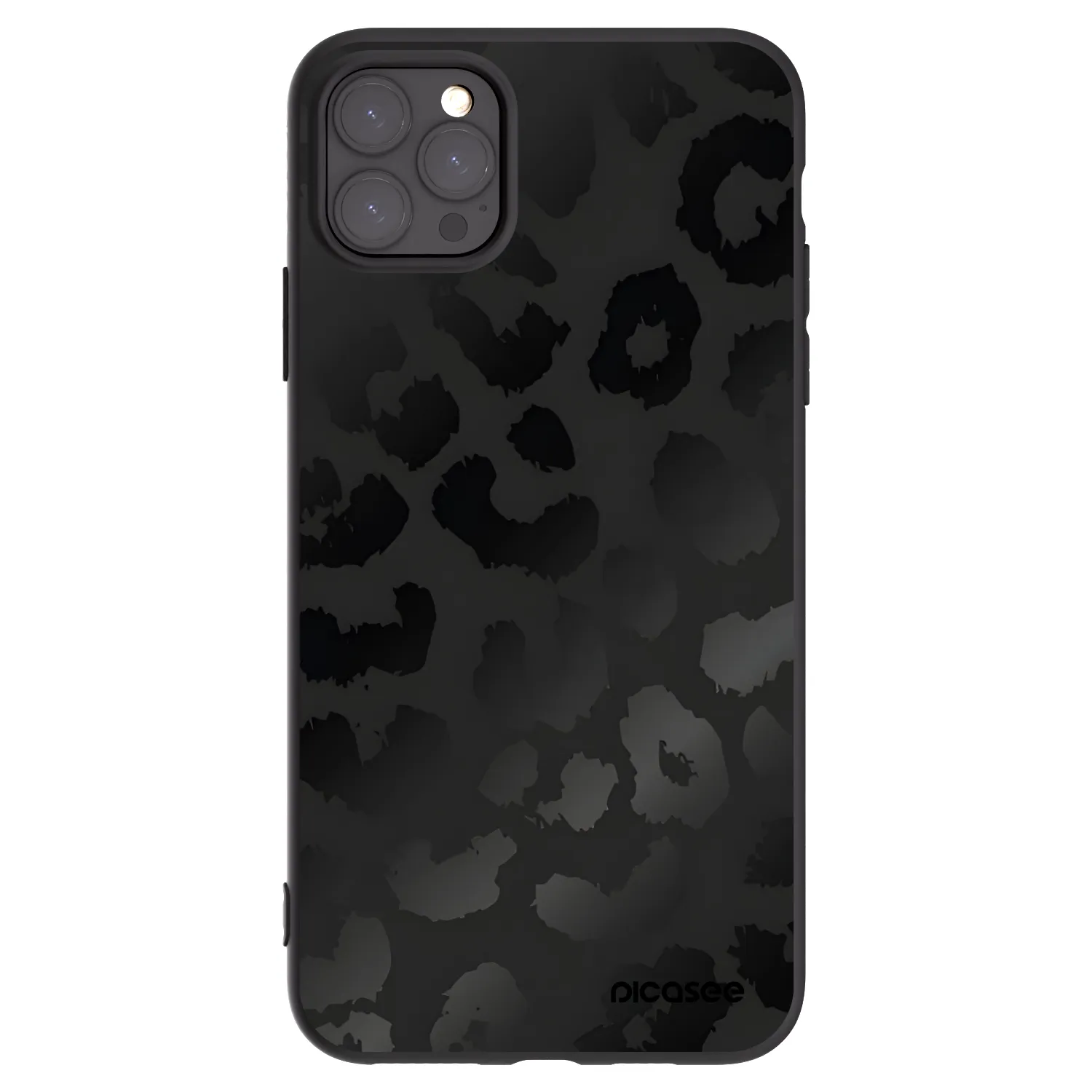Picasee silikonový černý obal pro Apple iPhone 11 Pro Max - Midnight Leopard