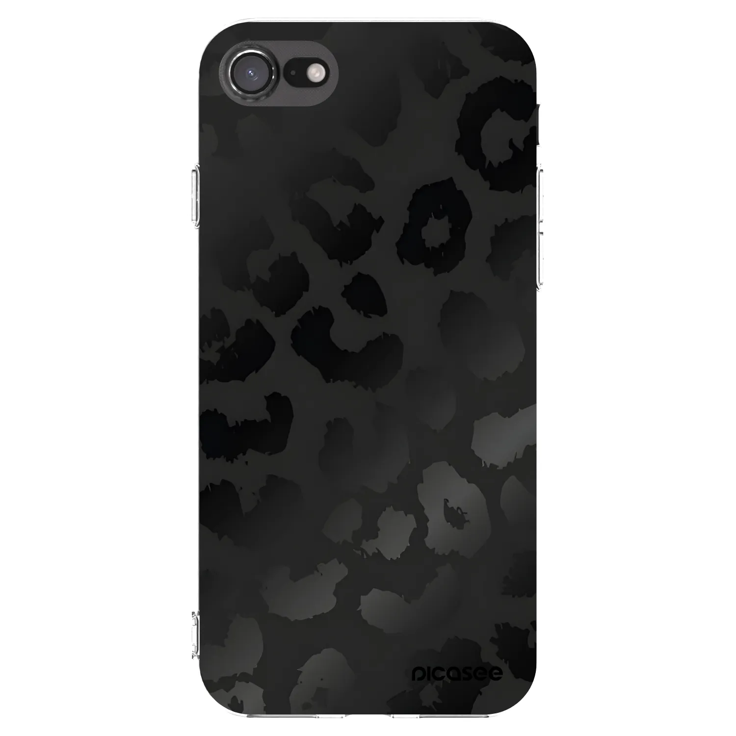 Picasee silikonový průhledný obal pro Apple iPhone 8 - Midnight Leopard