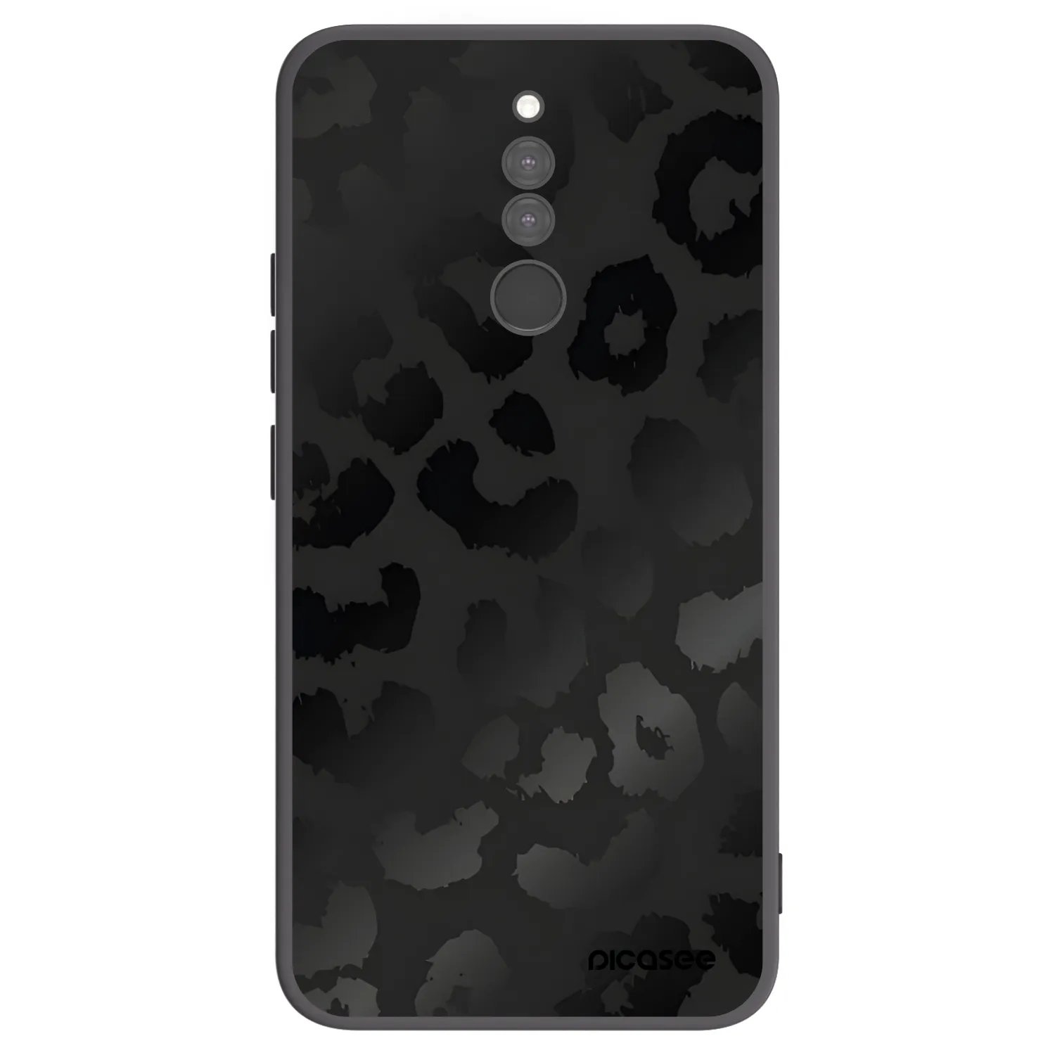 Picasee silikonový černý obal pro Xiaomi Redmi 8 - Midnight Leopard