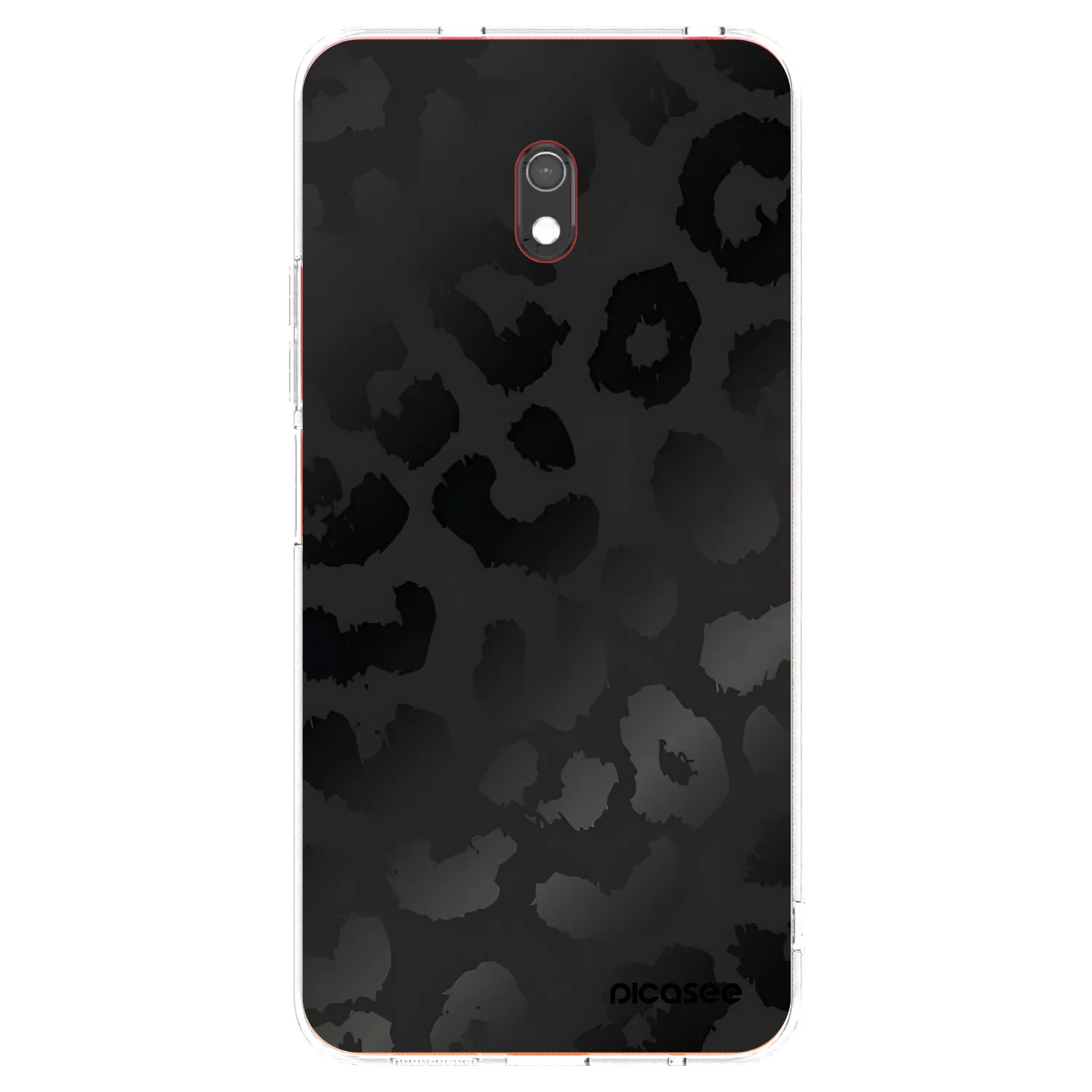 Picasee silikonový průhledný obal pro Xiaomi Redmi 8A - Midnight Leopard