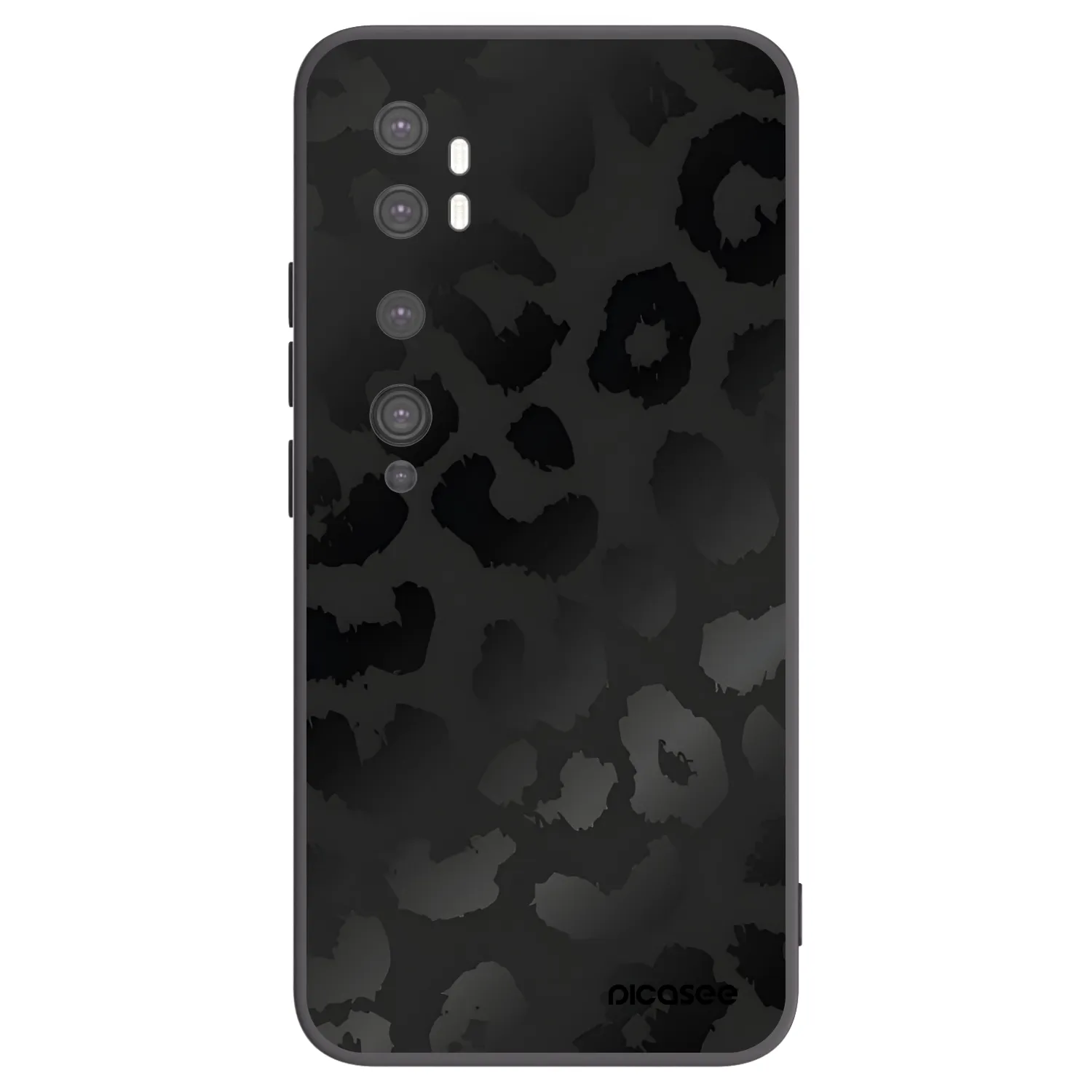 Picasee silikonový černý obal pro Xiaomi Mi Note 10 (Pro) - Midnight Leopard