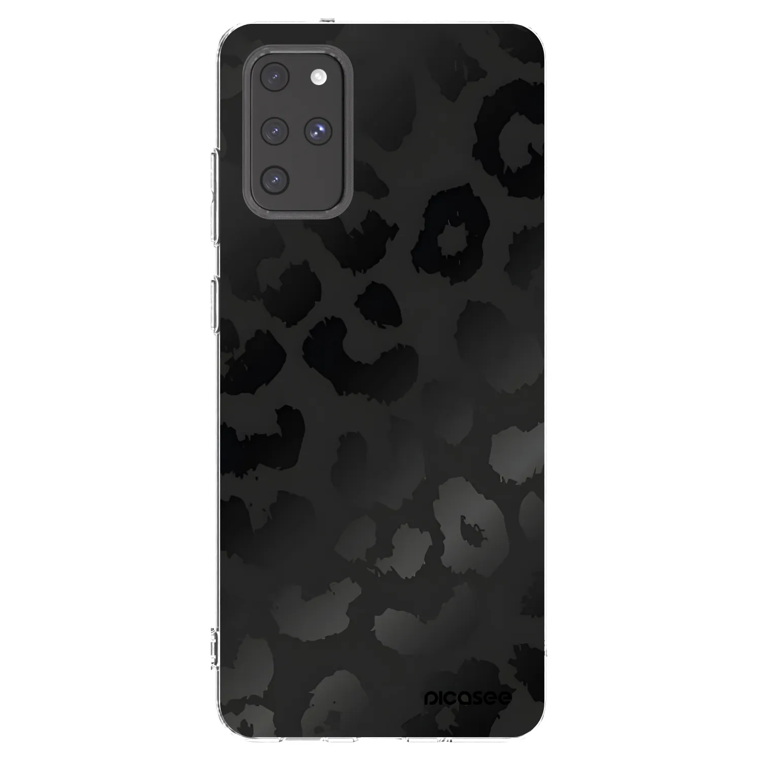 Picasee silikonový průhledný obal pro Samsung Galaxy S20+ G985F - Midnight Leopard