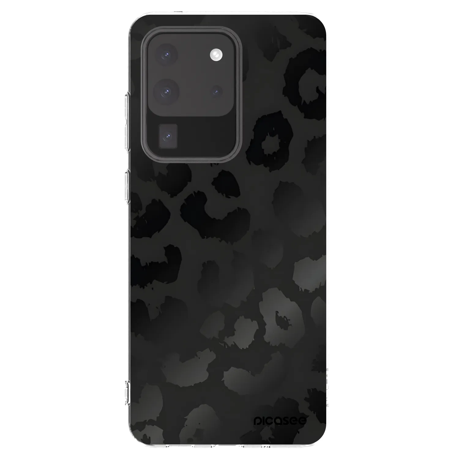 Picasee silikonový průhledný obal pro Samsung Galaxy S20 Ultra 5G G988F - Midnight Leopard