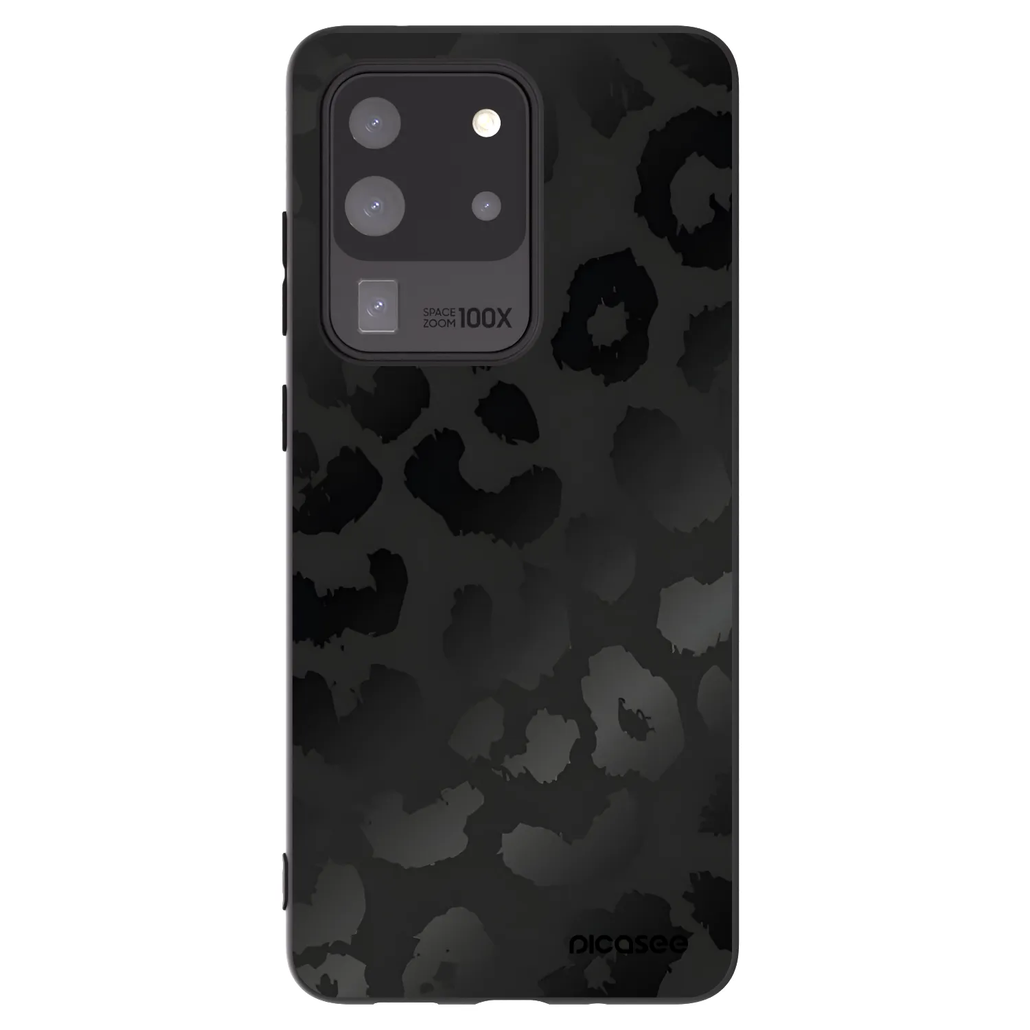 Picasee silikonový černý obal pro Samsung Galaxy S20 Ultra 5G G988F - Midnight Leopard