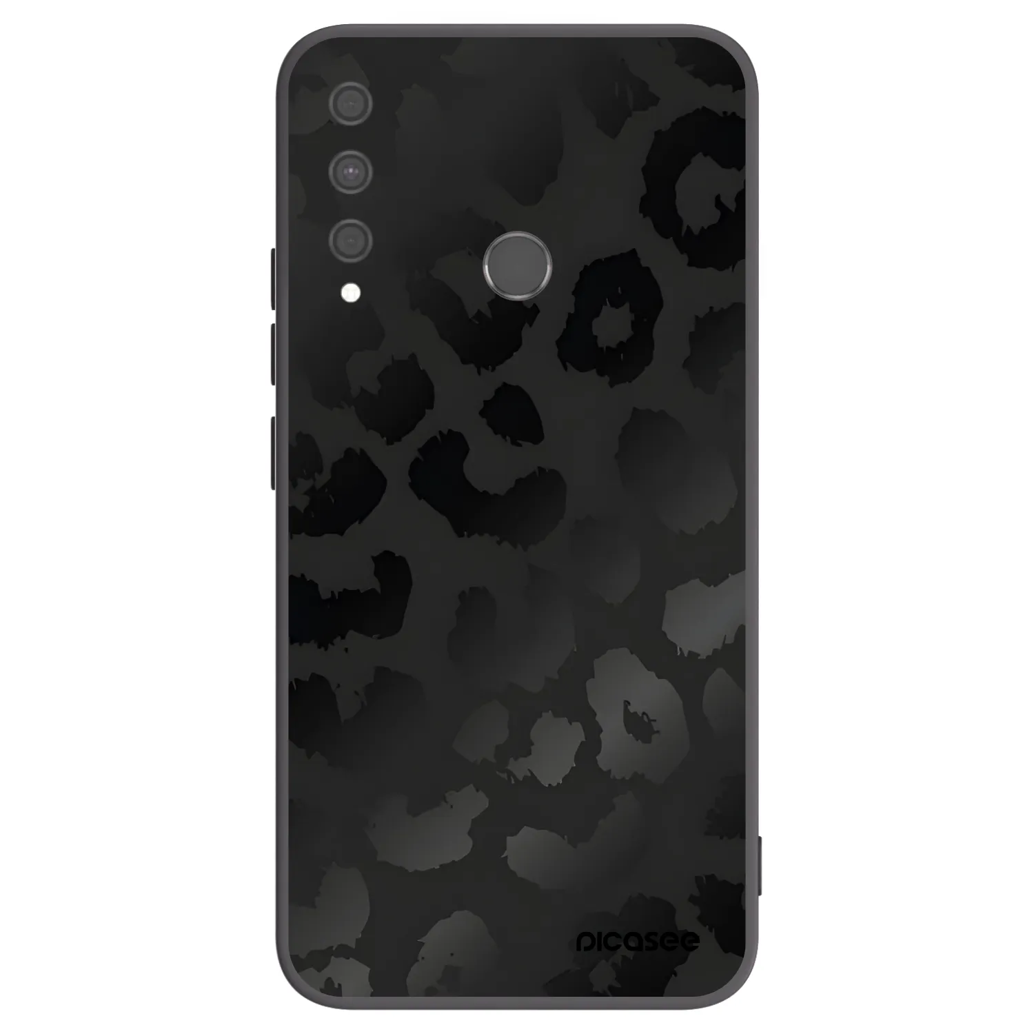 Picasee silikonový černý obal pro Huawei P40 Lite E - Midnight Leopard