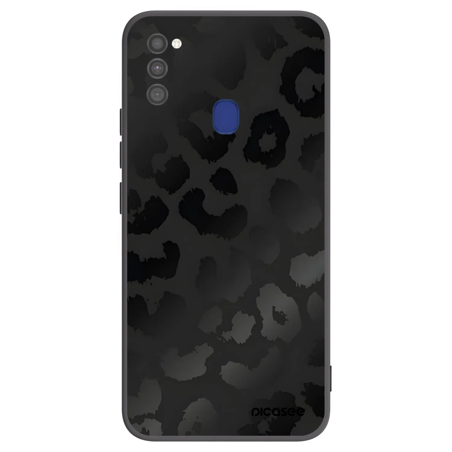 Picasee silikonový černý obal pro Samsung Galaxy M21 M215F - Midnight Leopard