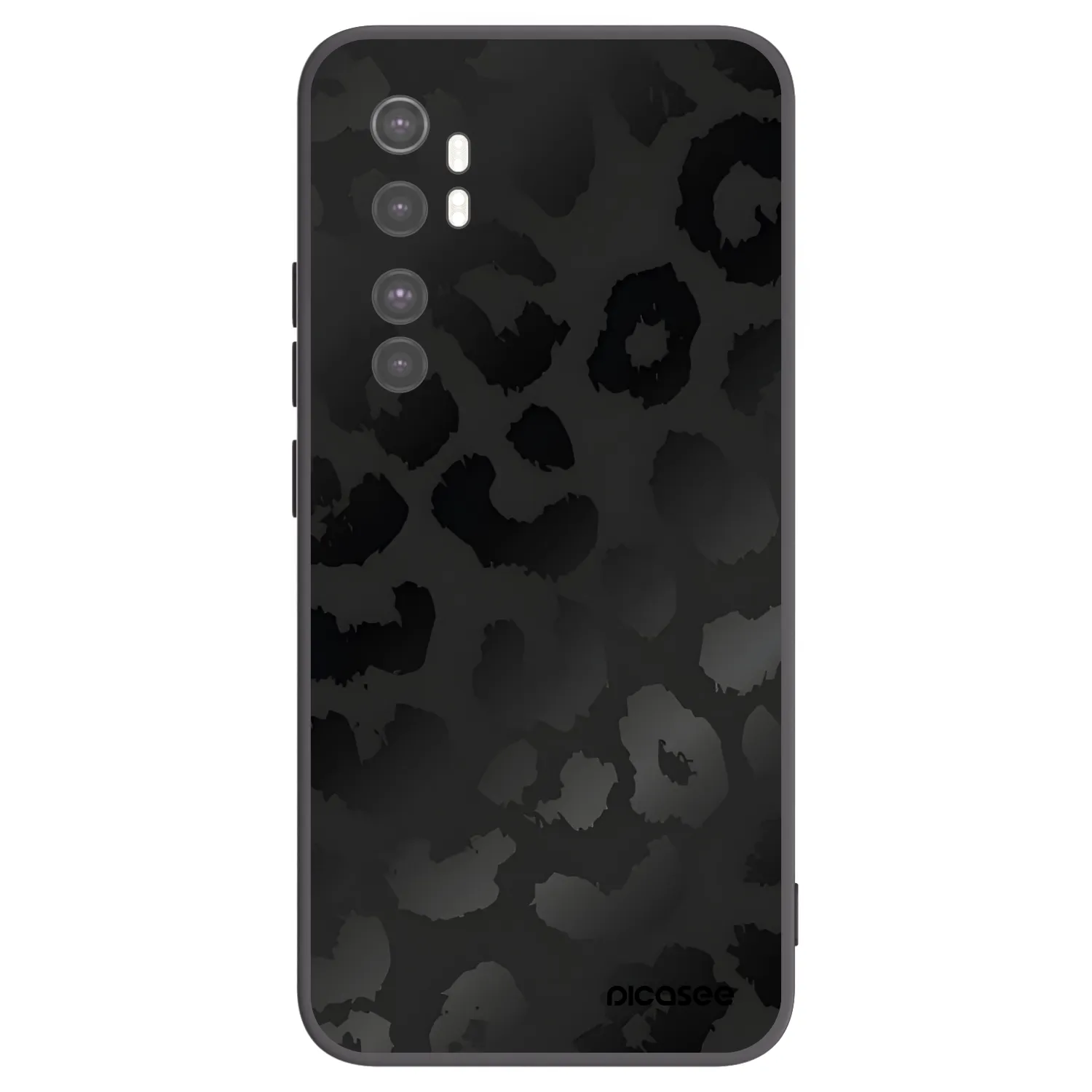 Picasee silikonový černý obal pro Xiaomi Mi Note 10 Lite - Midnight Leopard