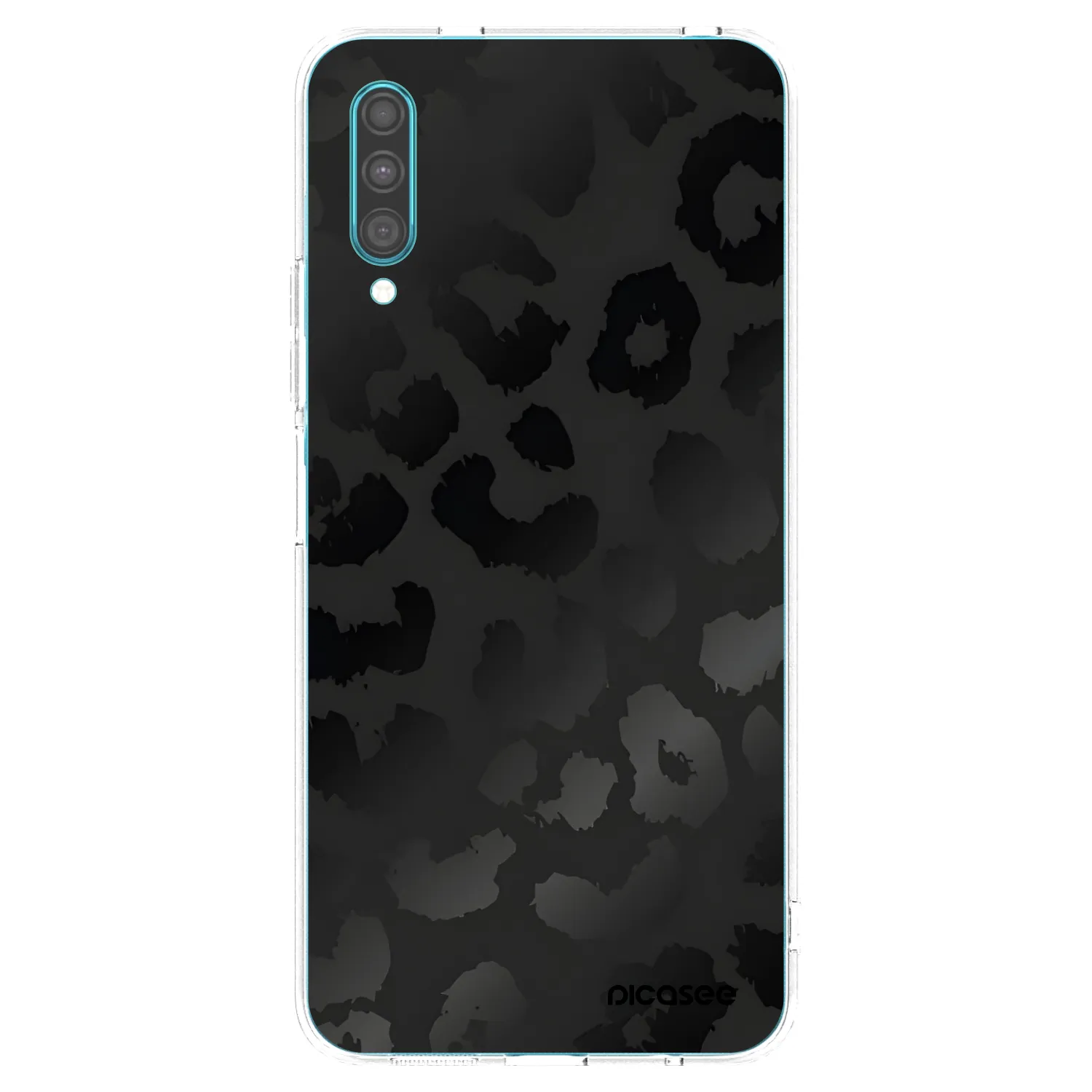 Picasee silikonový průhledný obal pro Samsung Galaxy A30s A307F - Midnight Leopard