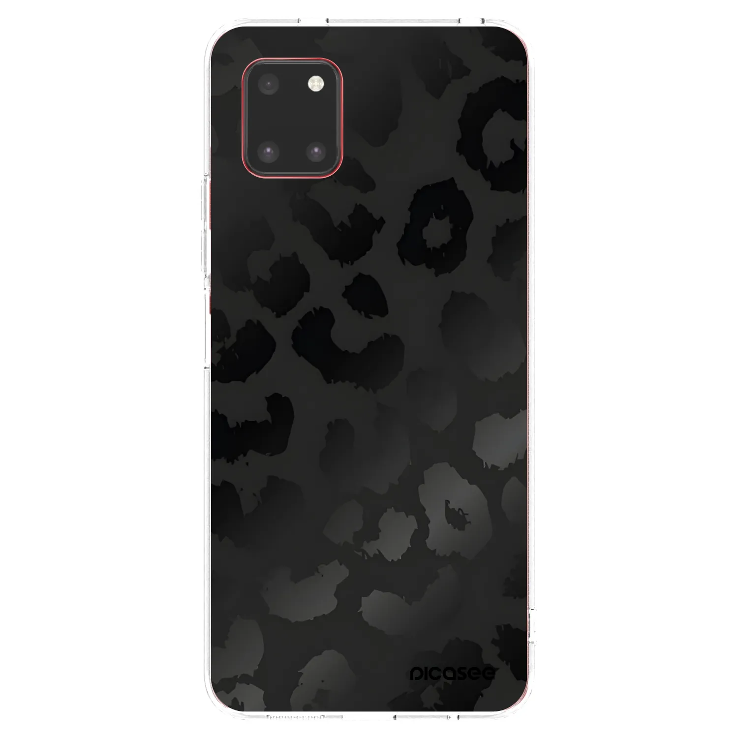 Picasee silikonový průhledný obal pro Samsung Galaxy Note 10 Lite N770F - Midnight Leopard