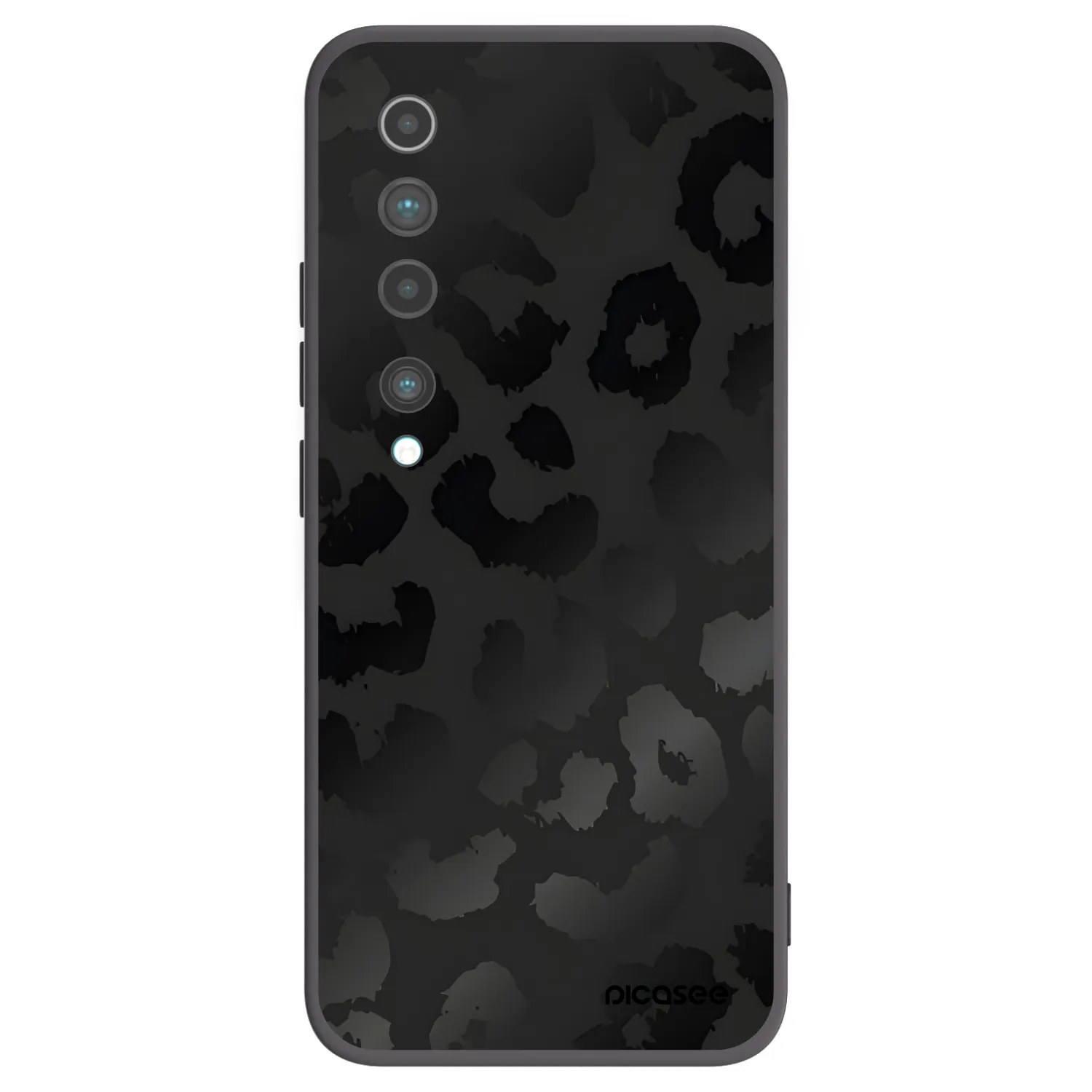 Picasee silikonový černý obal pro Xiaomi Mi 10 - Midnight Leopard