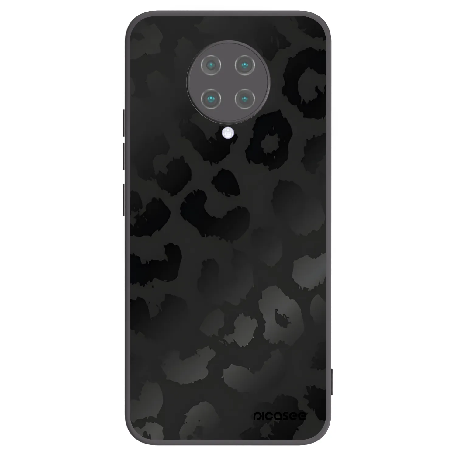Picasee silikonový černý obal pro Xiaomi Poco F2 Pro - Midnight Leopard