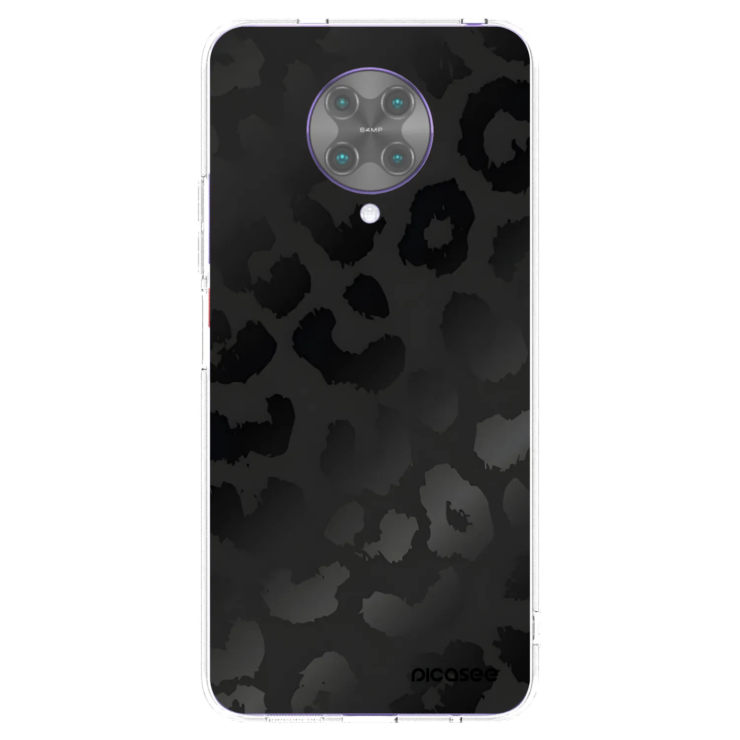 Picasee silikonový průhledný obal pro Xiaomi Poco F2 Pro - Midnight Leopard