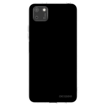 Picasee silikonový průhledný obal pro Huawei Y5P - Black Bliss