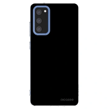 Picasee silikonový průhledný obal pro Samsung Galaxy S20 FE - Black Bliss