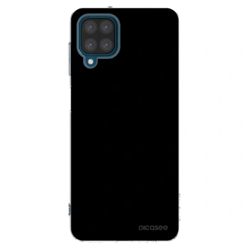 Picasee silikonový průhledný obal pro Samsung Galaxy A12 A125F - Black Bliss