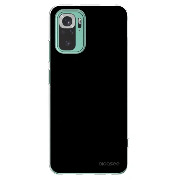 Picasee silikonový průhledný obal pro Xiaomi Redmi Note 10 Pro - Black Bliss