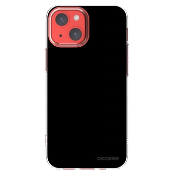 Picasee silikonový průhledný obal pro Apple iPhone 13 mini - Black Bliss