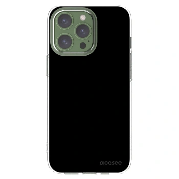 Picasee silikonový průhledný obal pro Apple iPhone 13 Pro - Black Bliss