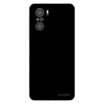 Picasee silikonový průhledný obal pro Xiaomi Poco F3 - Black Bliss