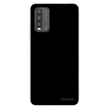 Picasee silikonový průhledný obal pro Xiaomi Redmi 9T - Black Bliss