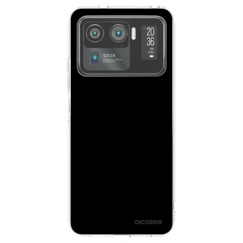 Picasee silikonový průhledný obal pro Xiaomi Mi 11 Ultra - Black Bliss
