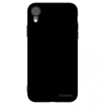 Picasee silikonový černý obal pro Apple iPhone XR - Black Bliss
