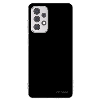 Picasee silikonový průhledný obal pro Samsung Galaxy A52s 5G A528B - Black Bliss