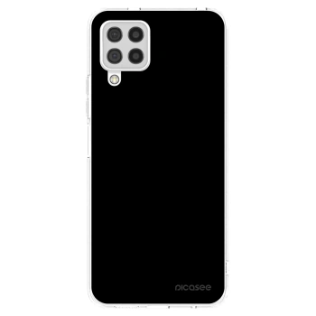 Picasee silikonový průhledný obal pro Samsung Galaxy A22 A225F 4G - Black Bliss