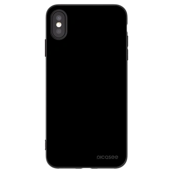 Picasee silikonový černý obal pro Apple iPhone XS Max - Black Bliss