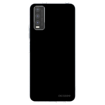 Picasee silikonový průhledný obal pro Vivo Y20s - Black Bliss