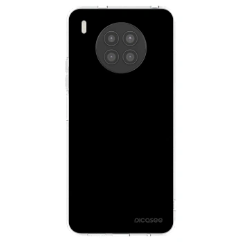 Picasee silikonový průhledný obal pro Huawei Nova 8i - Black Bliss
