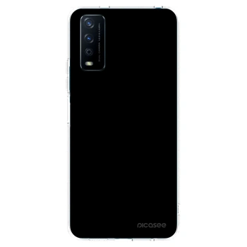 Picasee silikonový průhledný obal pro Vivo Y11s - Black Bliss