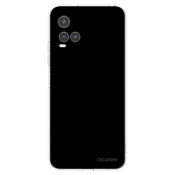 Picasee silikonový průhledný obal pro Vivo Y33s - Black Bliss