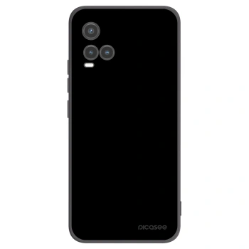 Picasee silikonový černý obal pro Vivo Y33s - Black Bliss