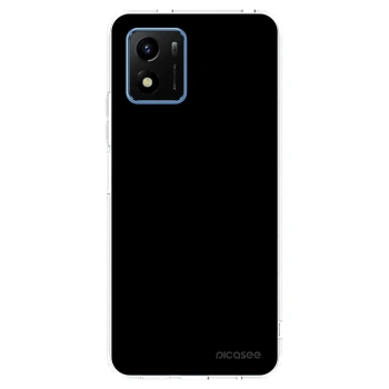 Picasee silikonový průhledný obal pro Vivo Y01 - Black Bliss
