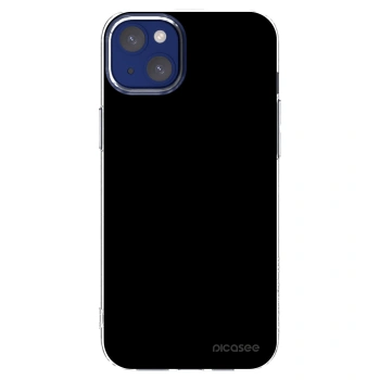 Picasee silikonový průhledný obal pro Apple iPhone 14 Plus - Black Bliss