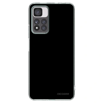 Picasee silikonový průhledný obal pro Xiaomi Redmi Note 11 Pro+ 5G - Black Bliss