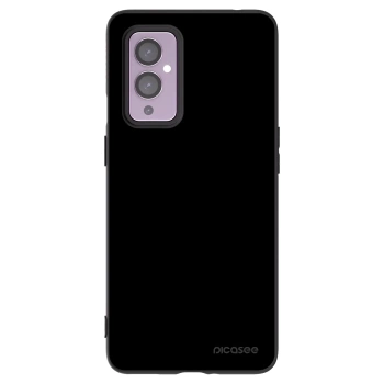 Picasee silikonový černý obal pro OnePlus 9 - Black Bliss