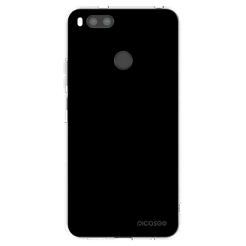 Picasee silikonový průhledný obal pro Xiaomi Redmi A1 - Black Bliss
