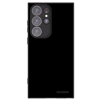 Picasee silikonový černý obal pro Samsung Galaxy S23 Ultra 5G - Black Bliss