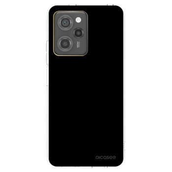 Picasee silikonový průhledný obal pro Xiaomi Poco X5 Pro - Black Bliss