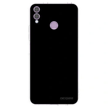 Picasee silikonový průhledný obal pro Honor 8X - Black Bliss