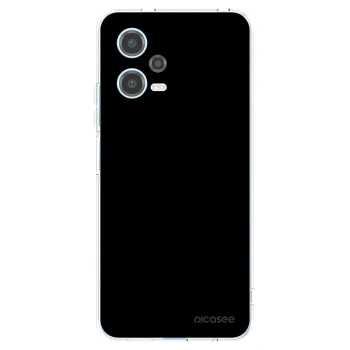 Picasee silikonový průhledný obal pro Xiaomi Redmi Note 12 5G - Black Bliss