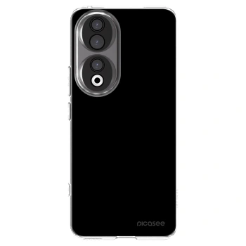 Picasee silikonový průhledný obal pro Honor 90 5G - Black Bliss