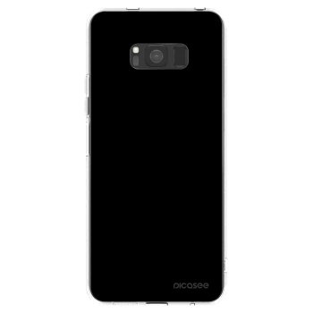 Picasee silikonový průhledný obal pro Samsung Galaxy S8 G950F - Black Bliss