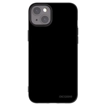 Picasee silikonový černý obal pro Apple iPhone 15 Plus - Black Bliss