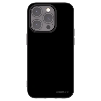 Picasee silikonový černý obal pro Apple iPhone 15 Pro - Black Bliss