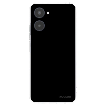 Picasee silikonový průhledný obal pro Realme 10 4G - Black Bliss
