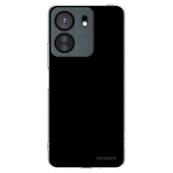 Picasee silikonový průhledný obal pro Xiaomi Redmi 13C 4G - Black Bliss