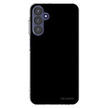Picasee silikonový průhledný obal pro Samsung Galaxy A15 A155F 4G - Black Bliss